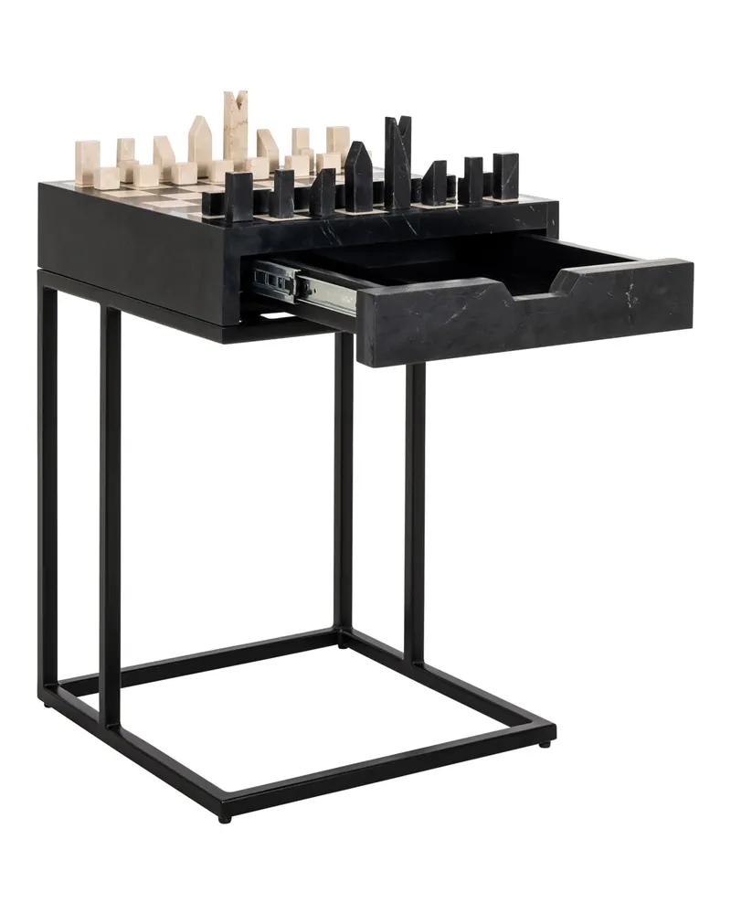 Beistelltisch Davos, Schwarz von Richmond Interiors, Produktansicht 4
