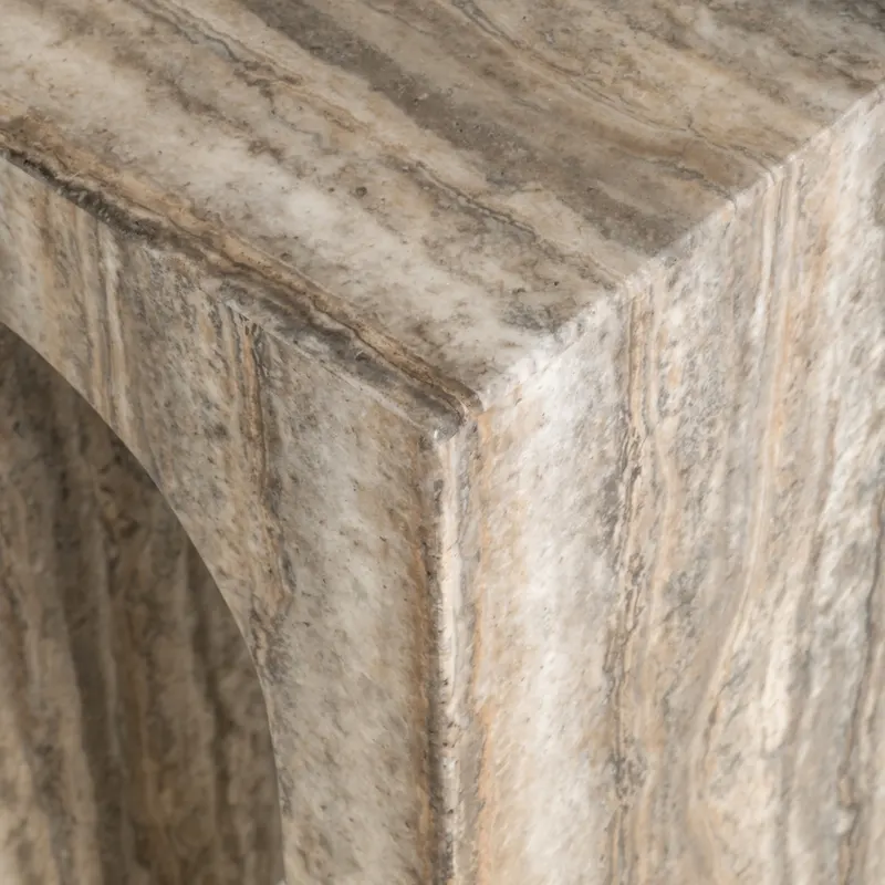 Beistelltisch Dulce, Grau, 35 x 35 x 60 cm von Richmond Interiors, Produktansicht 5