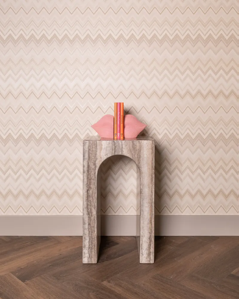 Beistelltisch Dulce, Grau, 35 x 35 x 60 cm von Richmond Interiors, Wohnbeispiel 6, im Wohnraum