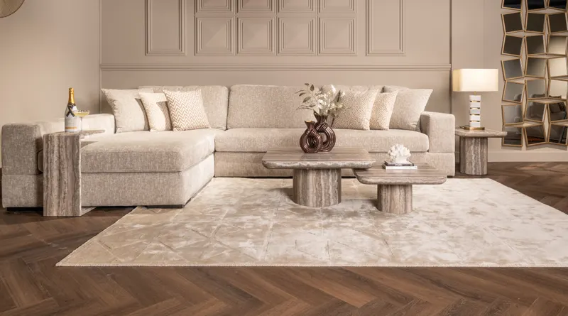 Dulce, Grau, 2er-Set von Richmond Interiors, Wohnbeispiel 9, im Wohnraum