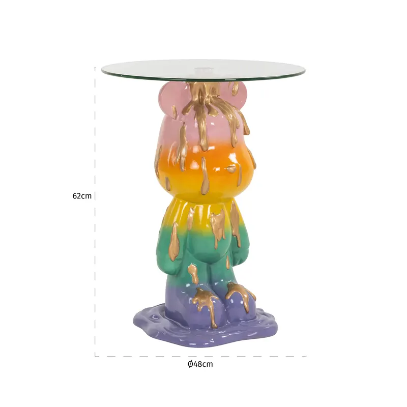 Beistelltisch Ebba, Mehrfarbig von Richmond Interiors, Maßzeichnung 5