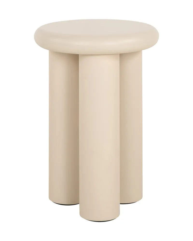 Beistelltisch Elbaz, Beige, 35Ø cm von Richmond Interiors