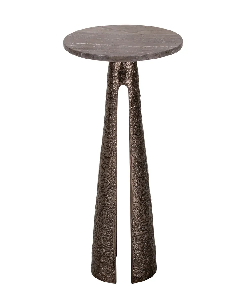 Beistelltisch Eldora, Bronzefarben, 30Ø cm von Richmond Interiors