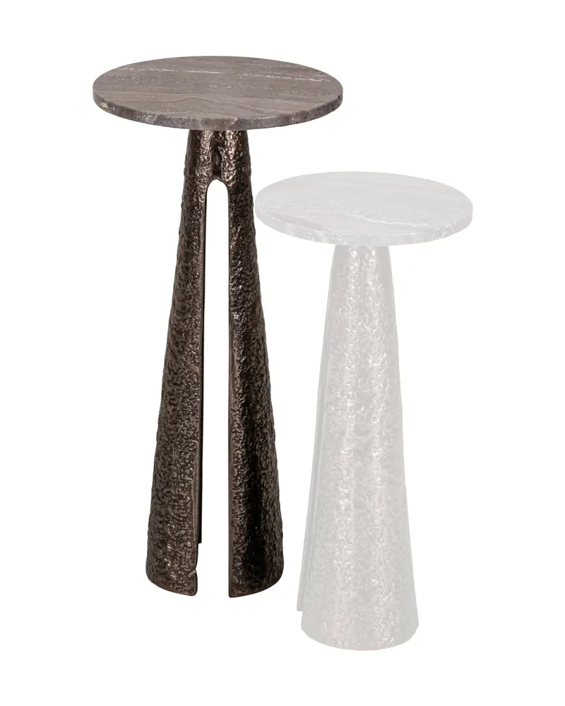 Beistelltisch Eldora, Bronzefarben, 30Ø cm von Richmond Interiors, Produktansicht 4