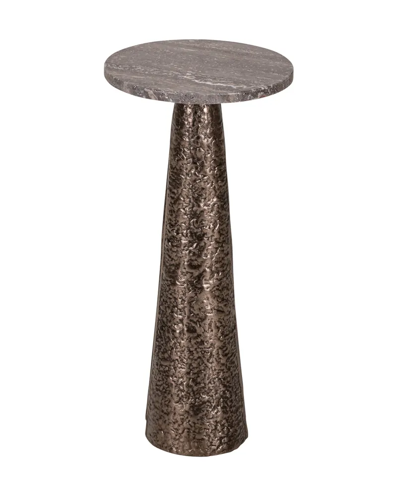 Beistelltisch Eldora, Bronzefarben, 25Ø cm von Richmond Interiors