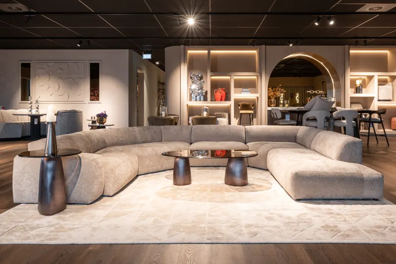 Beistelltisch Hayden, Bronzefarben von Richmond Interiors, Wohnbeispiel 4, im Wohnraum