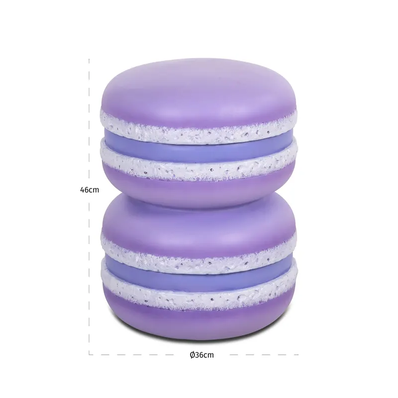 Beistelltisch Macarons, Violett von Richmond Interiors, Maßzeichnung 2