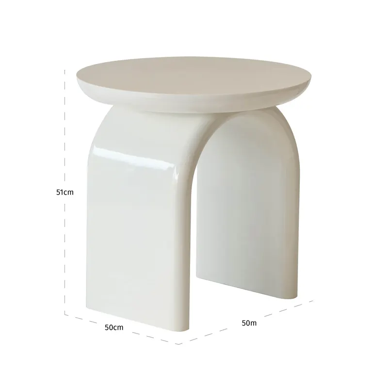 Beistelltisch Merrick, Coconut milk von Richmond Interiors, Maßzeichnung 6