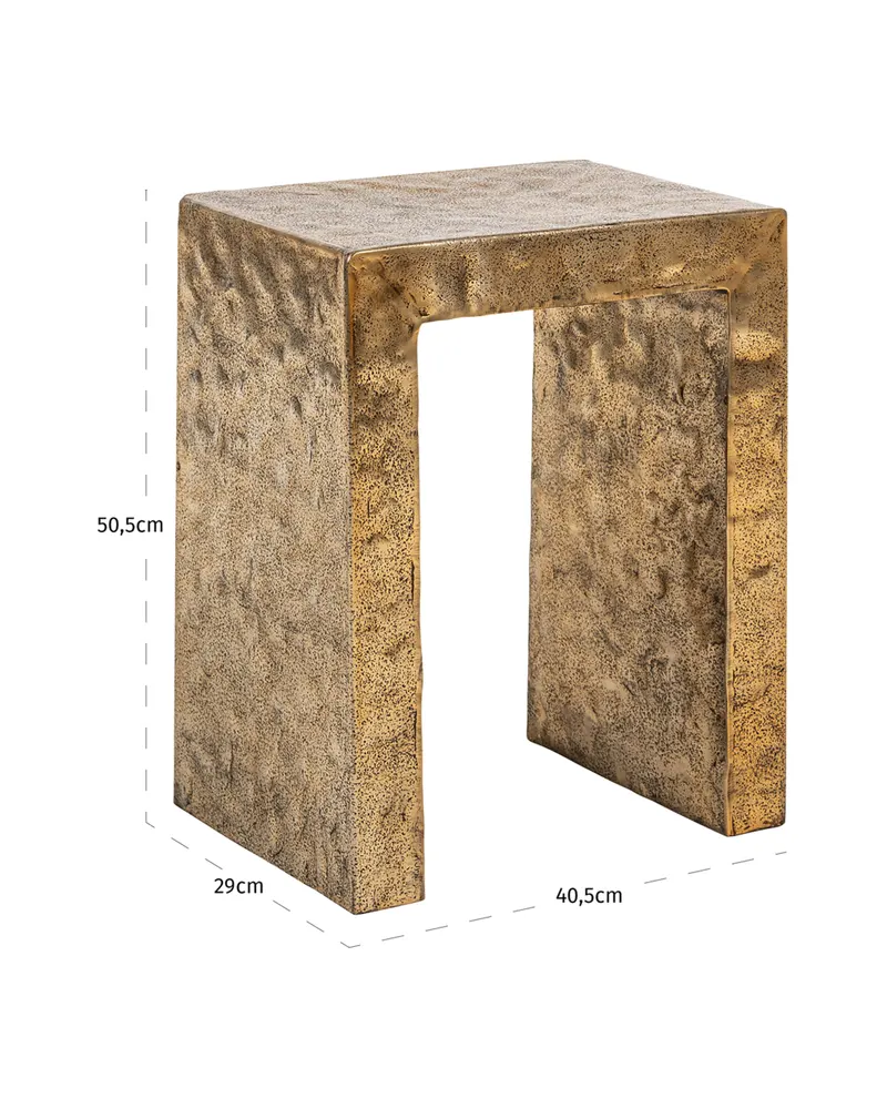 Beistelltisch Novan, Goldfarben von Richmond Interiors, Produktansicht 5