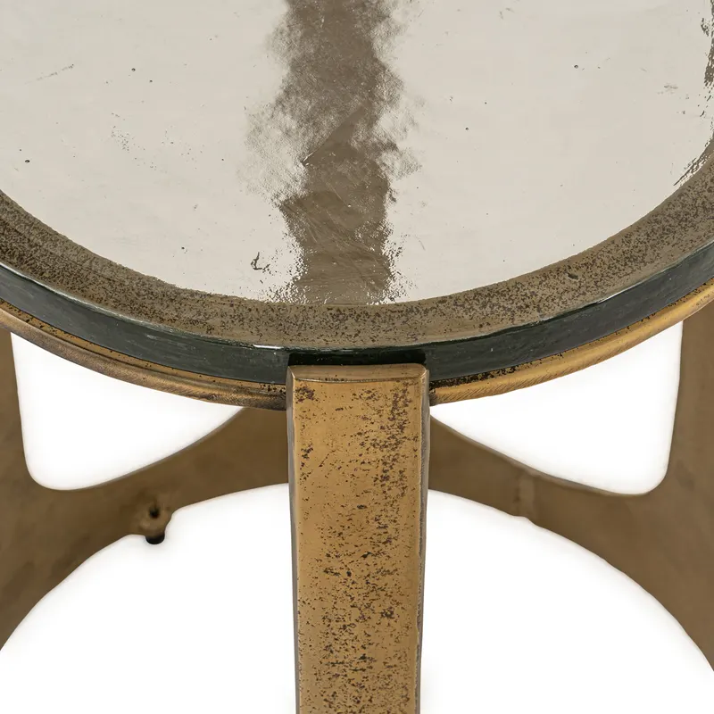 Beistelltisch Rixo, Goldfarben von Richmond Interiors, Produktansicht 3