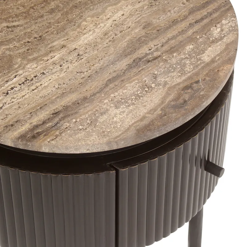 Beistelltisch Russo, Ash brown, 70 cm von Richmond Interiors, Produktansicht 6