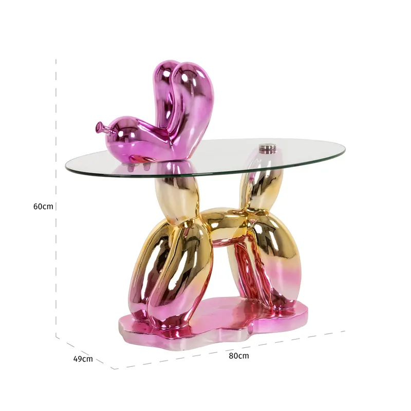 Beistelltisch Usha, Rosa von Richmond Interiors, Maßzeichnung 8