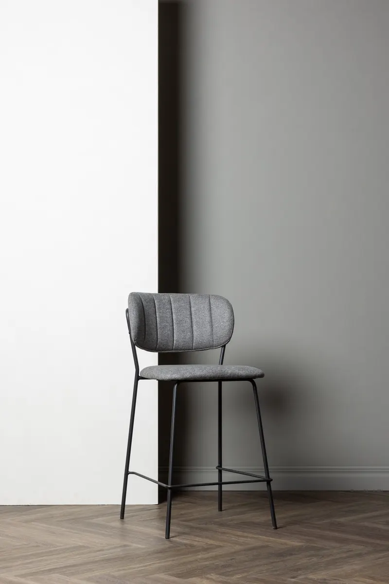 Bell Barhocker mit Lehne im 2er-Set, im Wohnraum, Ansicht 1