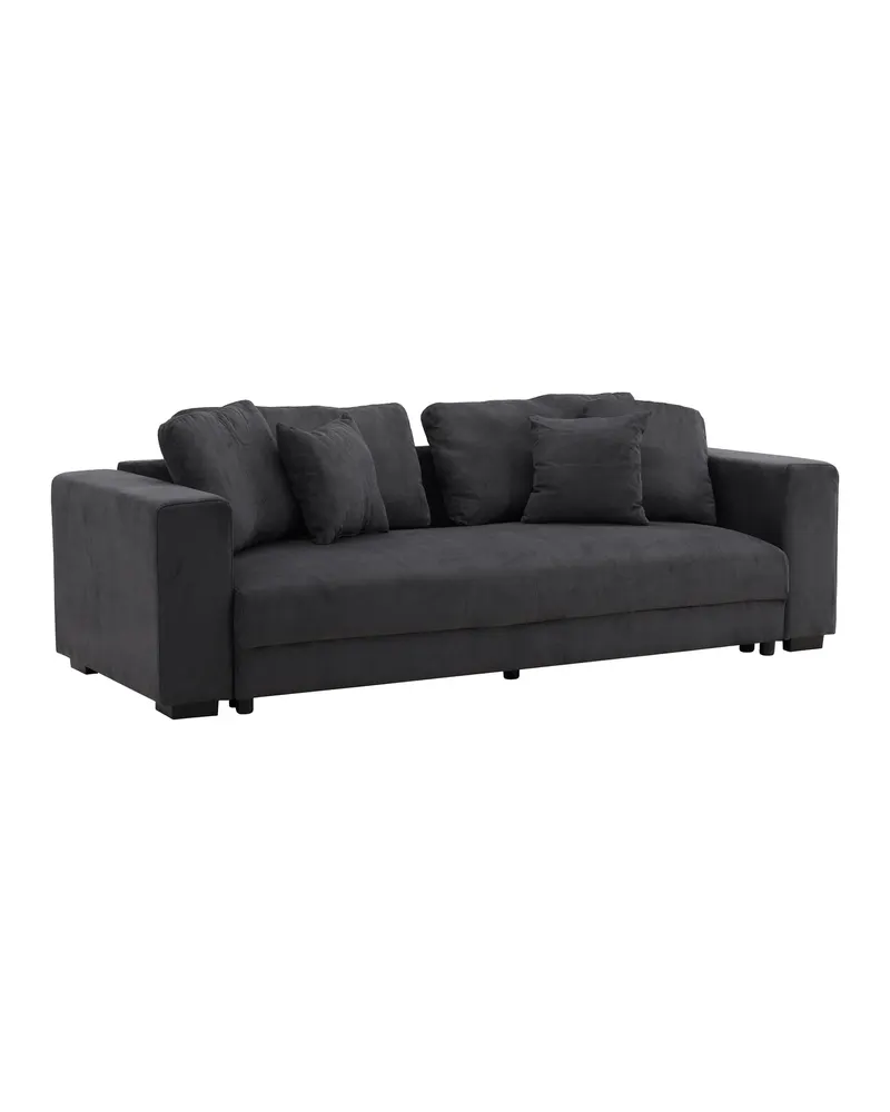 Bellman Sofa mit Schlaffunktion und Cordbezug in Dunkelgrau