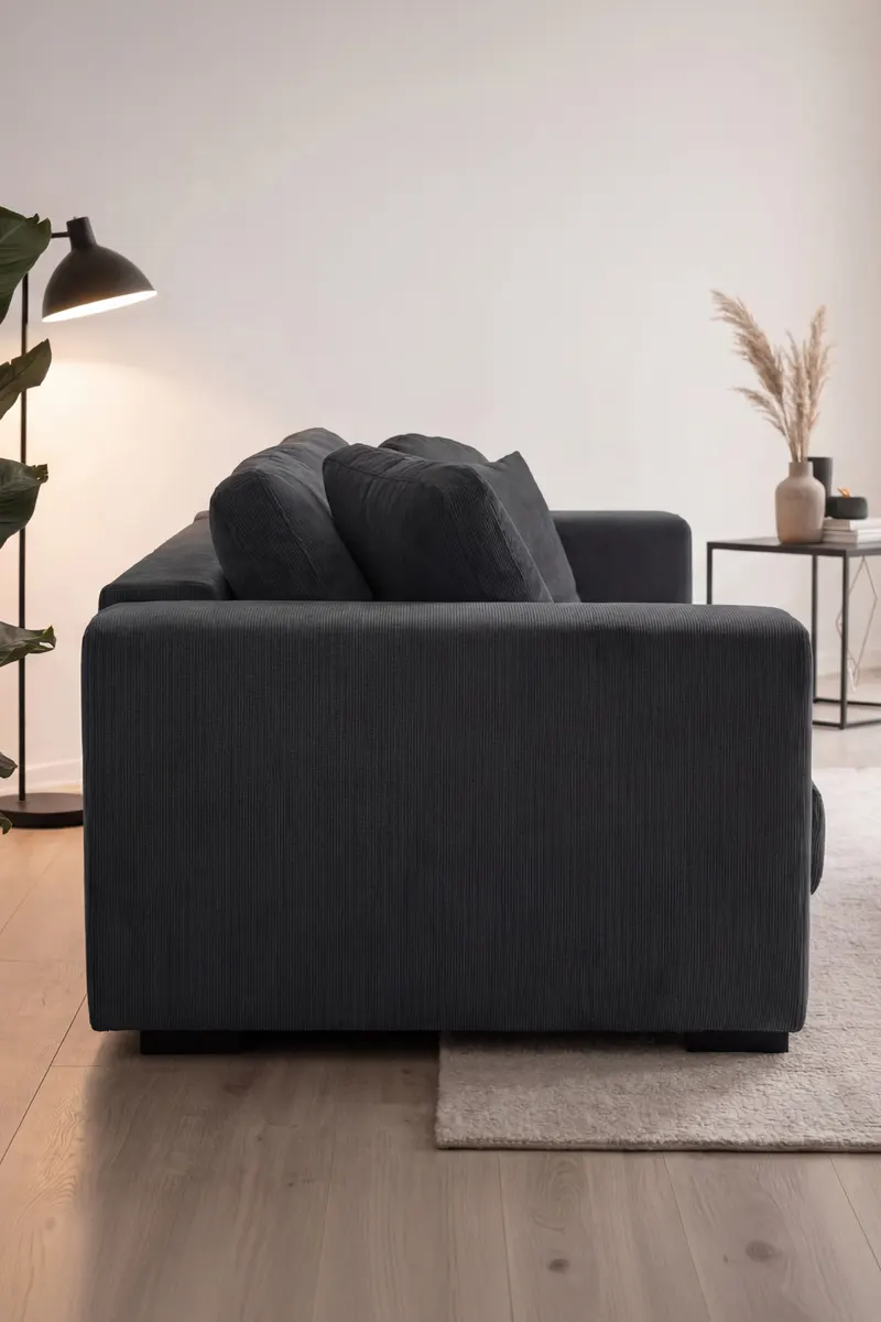 Bellman Sofa mit Schlaffunktion in Cord, im Wohnraum, Ansicht 2
