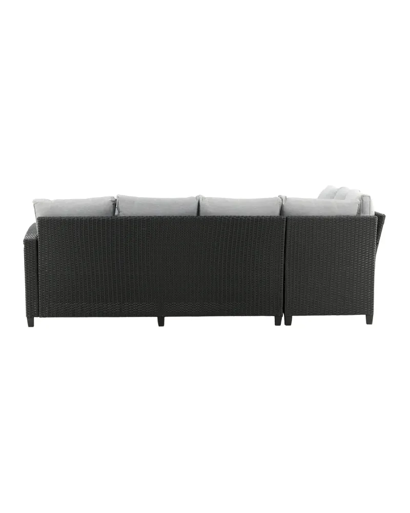 Bentwood Gartenlounge mit Ecksofa und Tisch, Ansicht 10