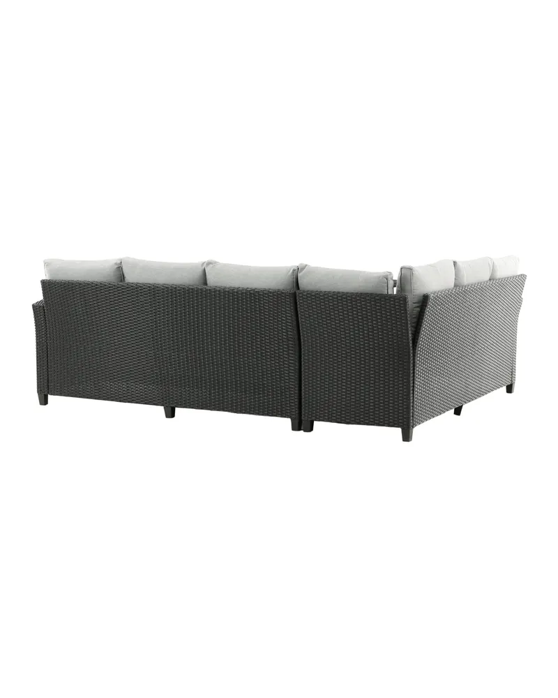 Bentwood Gartenlounge mit Ecksofa und Tisch, Ansicht 11