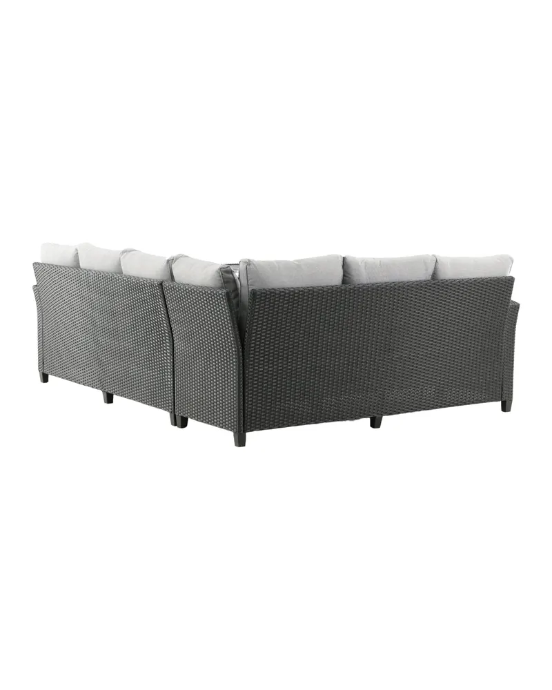Bentwood Gartenlounge mit Ecksofa und Tisch, Ansicht 12