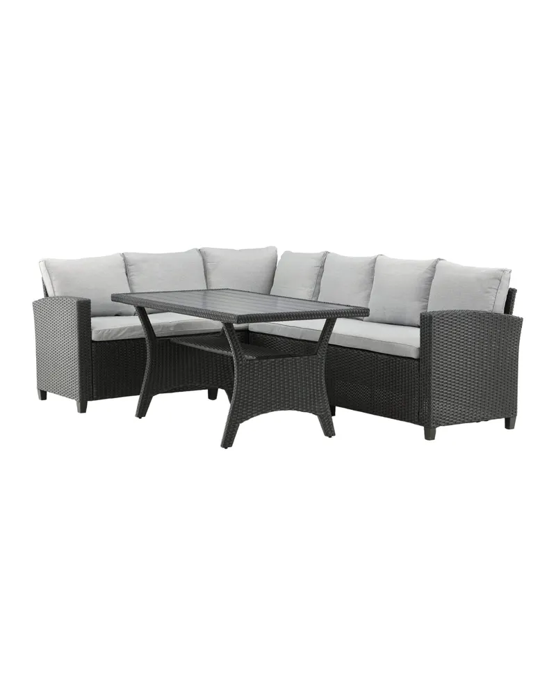Bentwood Gartenlounge mit Ecksofa und Tisch, Ansicht 2