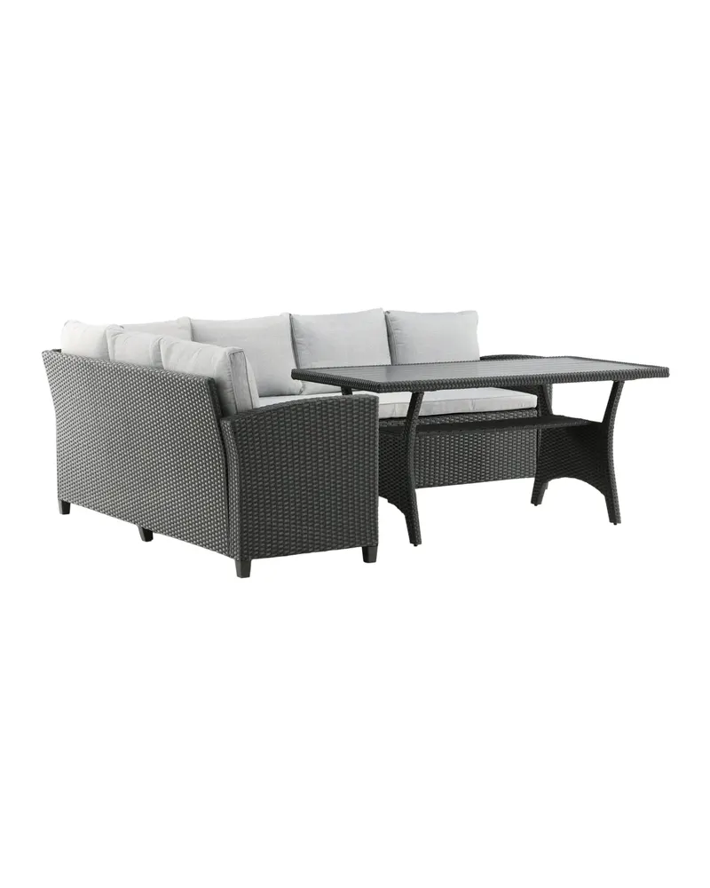 Bentwood Gartenlounge mit Ecksofa und Tisch, Ansicht 4