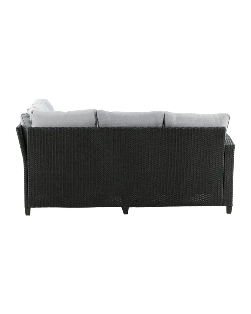 Bentwood Gartenlounge mit Ecksofa und Tisch, Ansicht 5