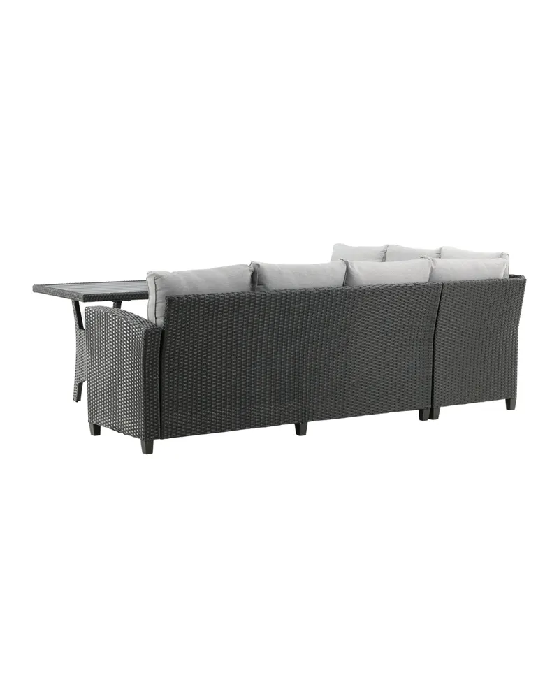 Bentwood Gartenlounge mit Ecksofa und Tisch, Ansicht 9