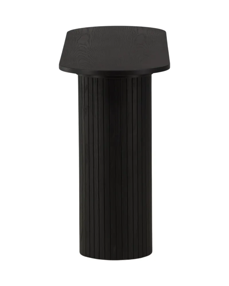 Bianca Konsolentisch 130 × 40 cm in Schwarz, Ansicht 7