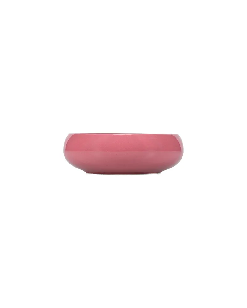 Billie Schale aus Steinzeug in Rosa, Senfgelb oder Beige, Rosa