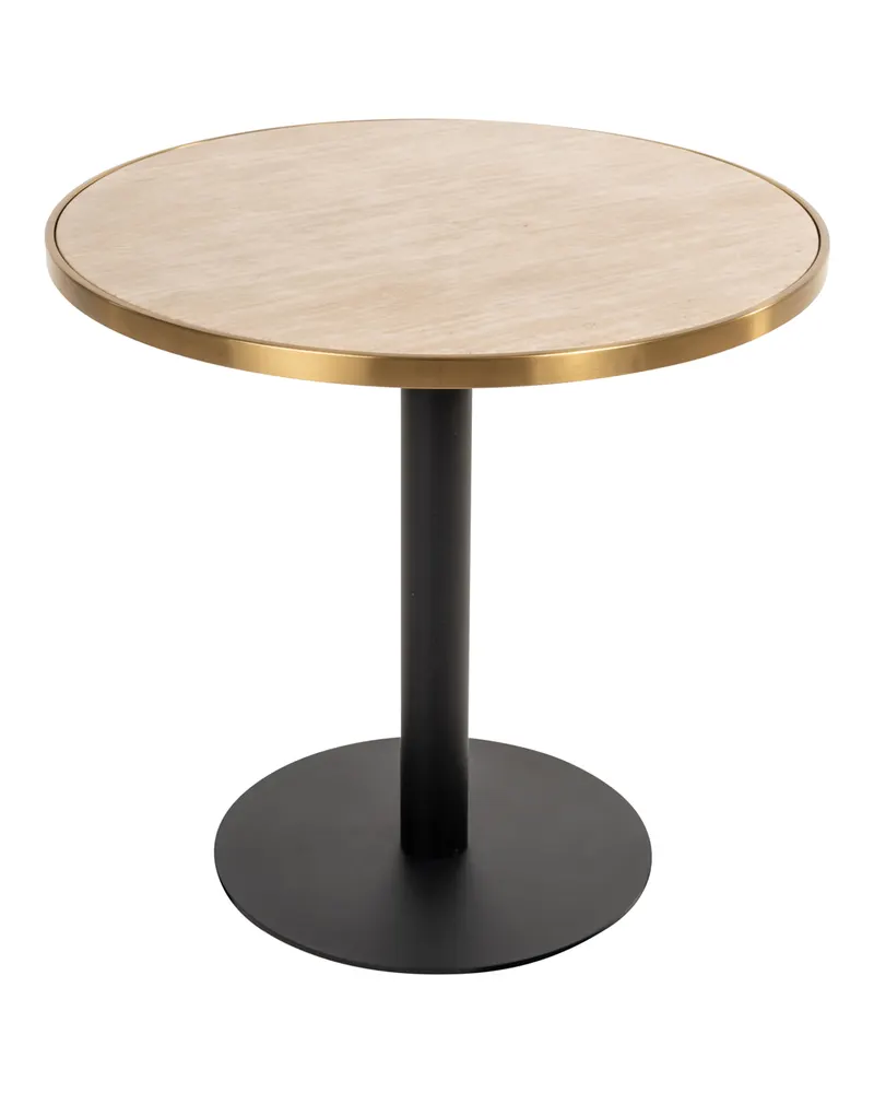 Bistrotisch Brazza, Beige, 80Ø cm von Richmond Interiors