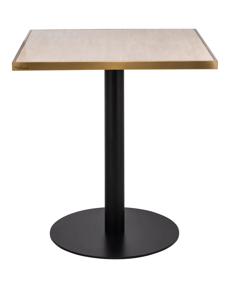 Bistrotisch Brazza, Beige, 70 × 70 cm von Richmond Interiors