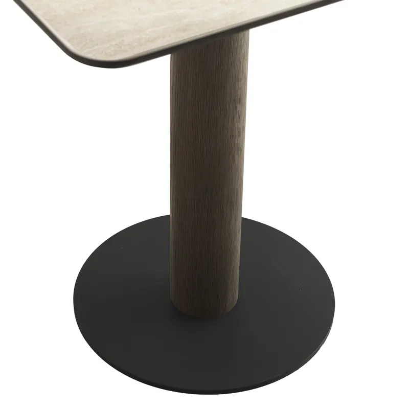 Bistrotisch Ritz, Braun, 70 × 70 cm von Richmond Interiors, Produktansicht 5