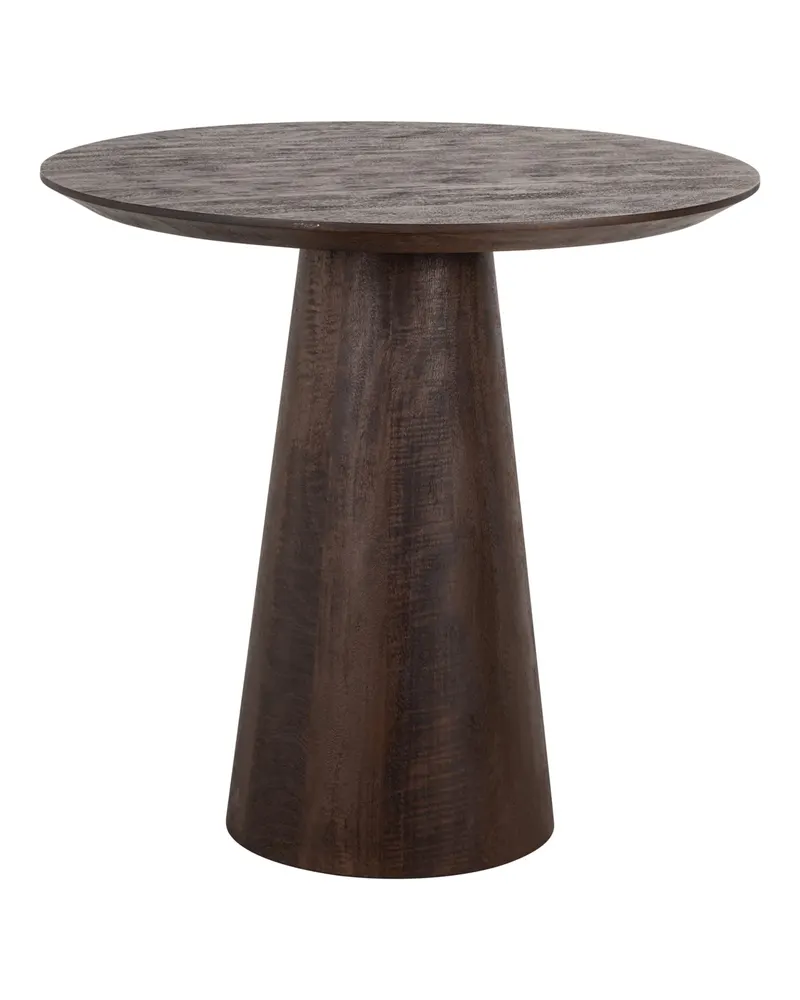 Bistrotisch Willow, Dunkelbraun, 80Ø cm von Richmond Interiors