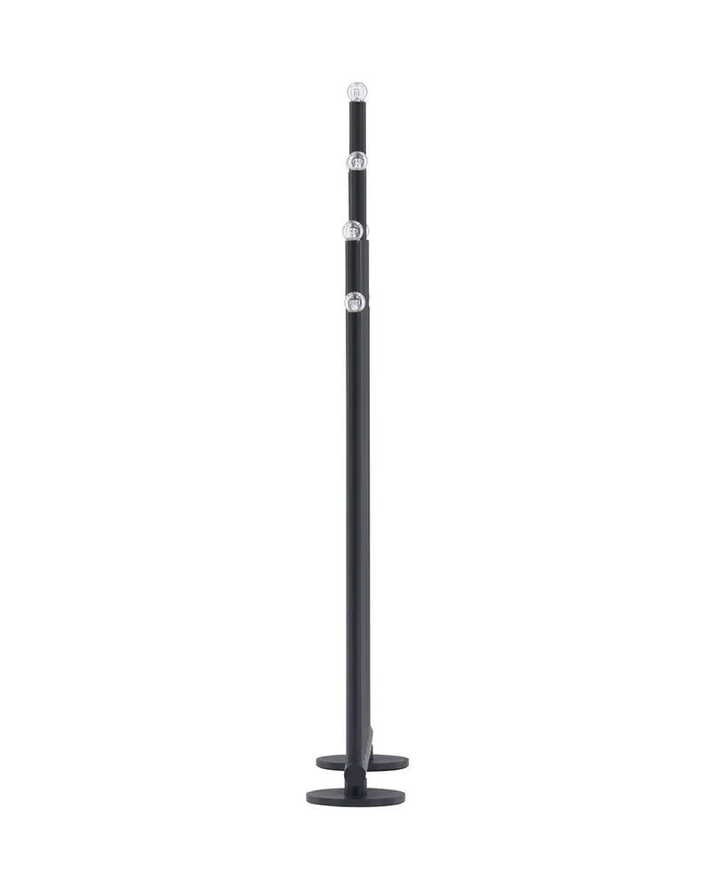 Björnfjället Weihnachtsbeleuchtung als dreieckiger Adventsleuchter in 7 × 50 × 32 cm, Schwarz, Ansicht 7