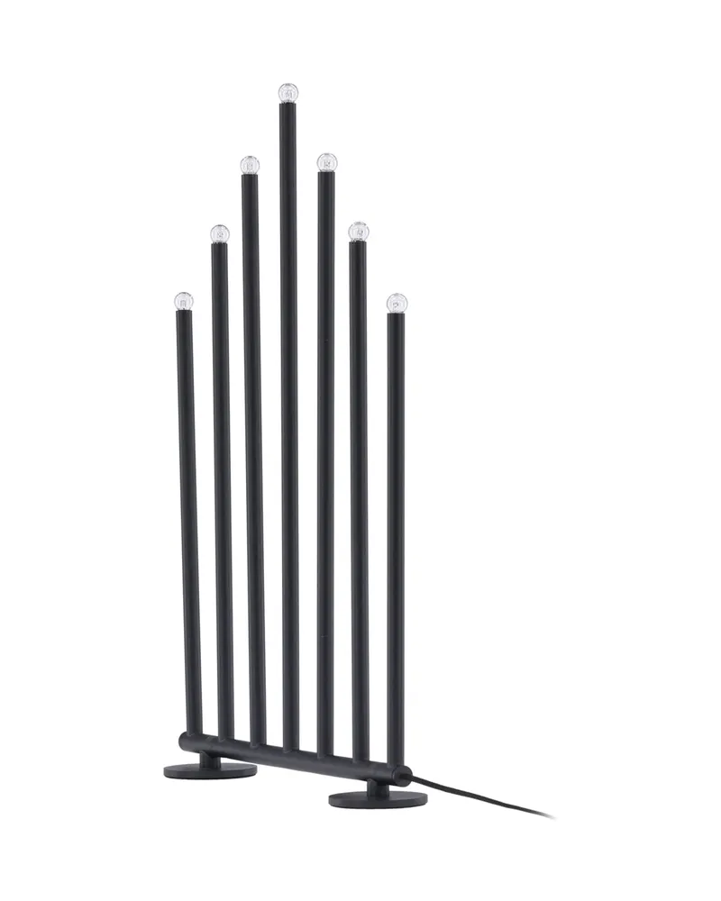 Björnfjället Weihnachtsbeleuchtung als dreieckiger Adventsleuchter in 7 × 50 × 32 cm, Schwarz, Ansicht 12