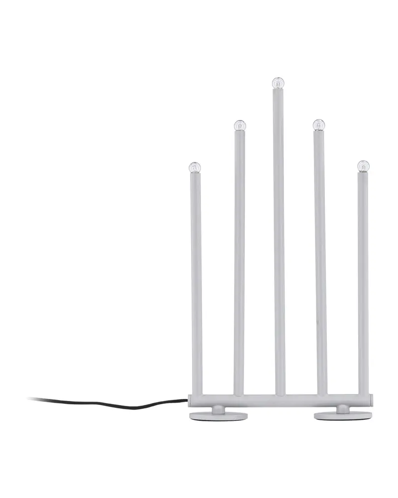 Björnfjället Weihnachtsbeleuchtung als dreieckiger Adventsleuchter in 7 × 40 × 22 cm, Silber, Ansicht 1