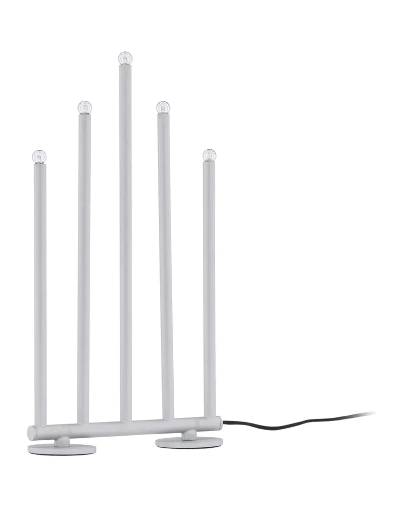 Björnfjället Weihnachtsbeleuchtung als dreieckiger Adventsleuchter in 7 × 40 × 22 cm, Silber, Ansicht 9