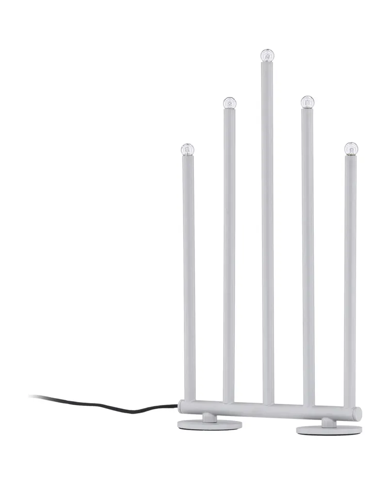 Björnfjället Weihnachtsbeleuchtung als dreieckiger Adventsleuchter in 7 × 40 × 22 cm, Silber, Ansicht 5