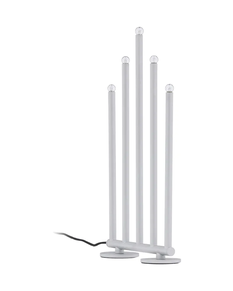 Björnfjället Weihnachtsbeleuchtung als dreieckiger Adventsleuchter in 7 × 40 × 22 cm, Silber, Ansicht 6