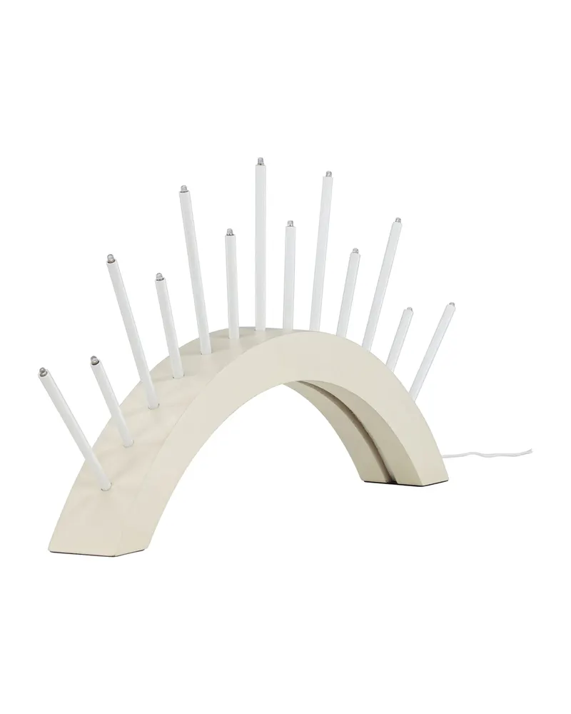 Björnrike Lichterbogen mit 13 Lichtern in Halbkreisform in Beige, Ansicht 8