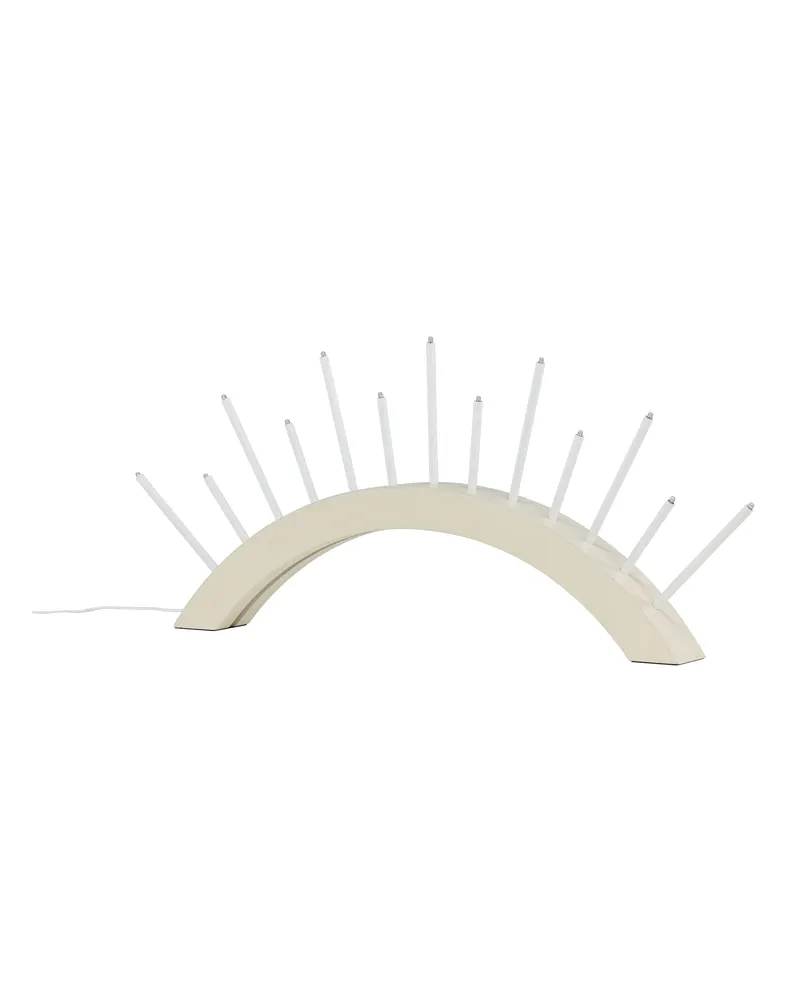 Björnrike Lichterbogen mit 13 Lichtern in Halbkreisform in Beige, Ansicht 5