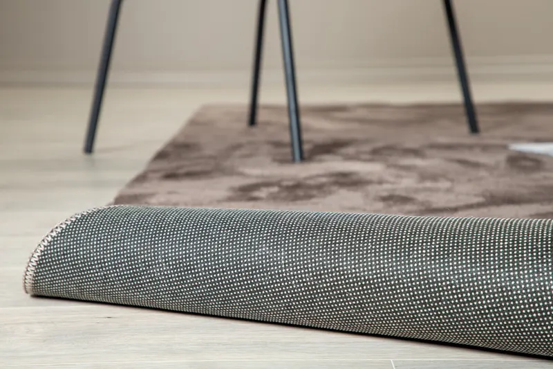 Blanca Teppich aus Polyester in 300 × 200 cm, Braun, im Wohnraum, Ansicht 8