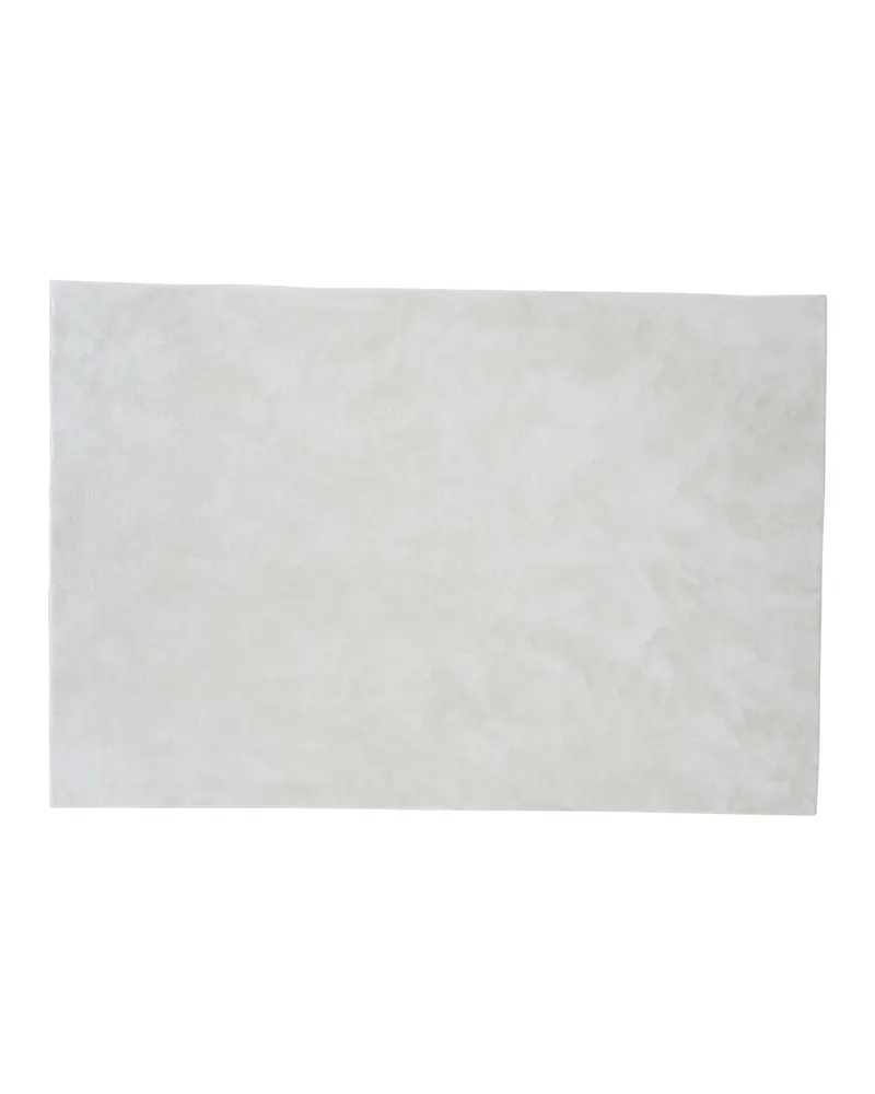 Blanca Teppich aus Polyester in Weiß, Braun oder Beige