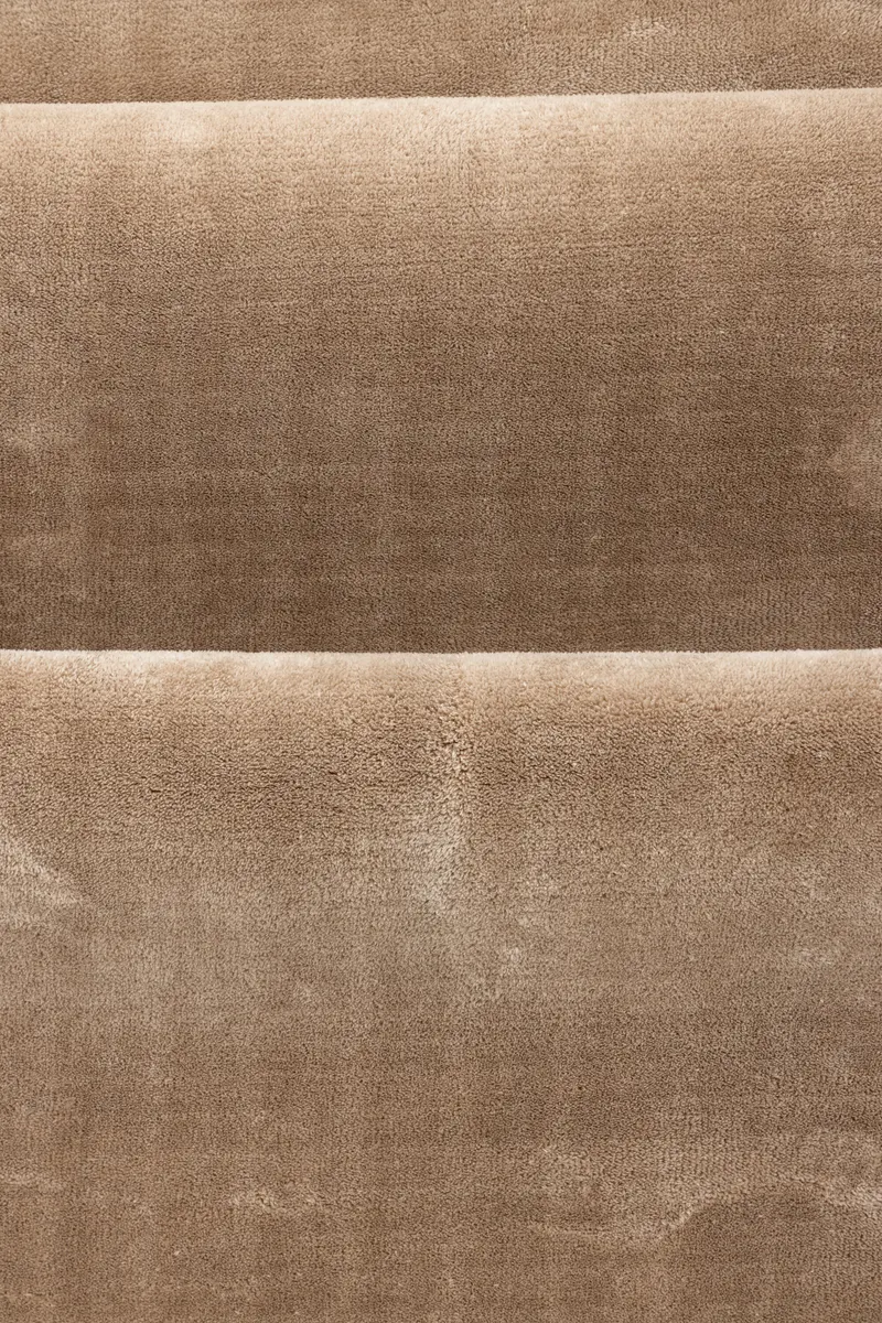 Blanca Teppich aus Polyester in 230 × 160 cm, Beige, im Wohnraum, Ansicht 3