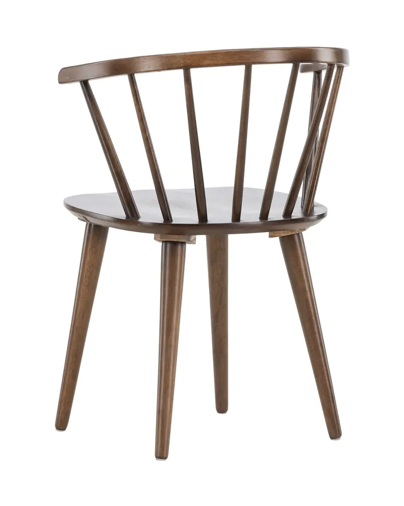 Bobby Esszimmerstuhl aus Kautschukholz in Mokka, Ansicht 12