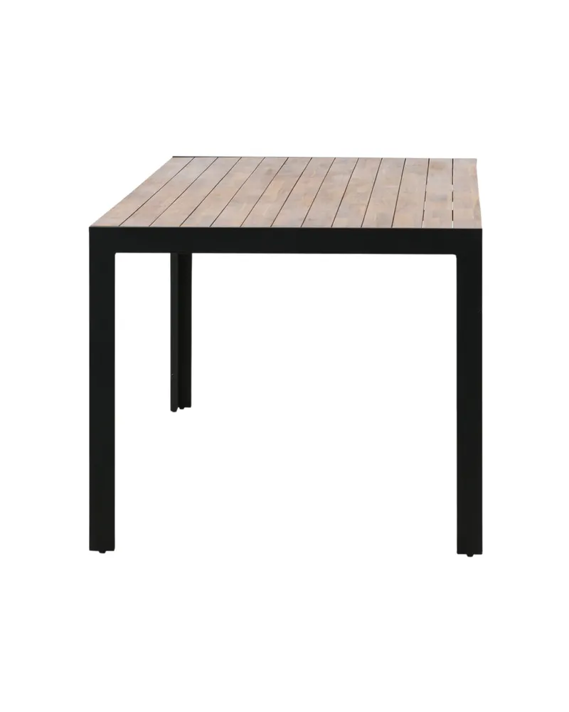 Bois Gartentisch mit Akazienplatte und Aluminiumgestell, Ansicht 12