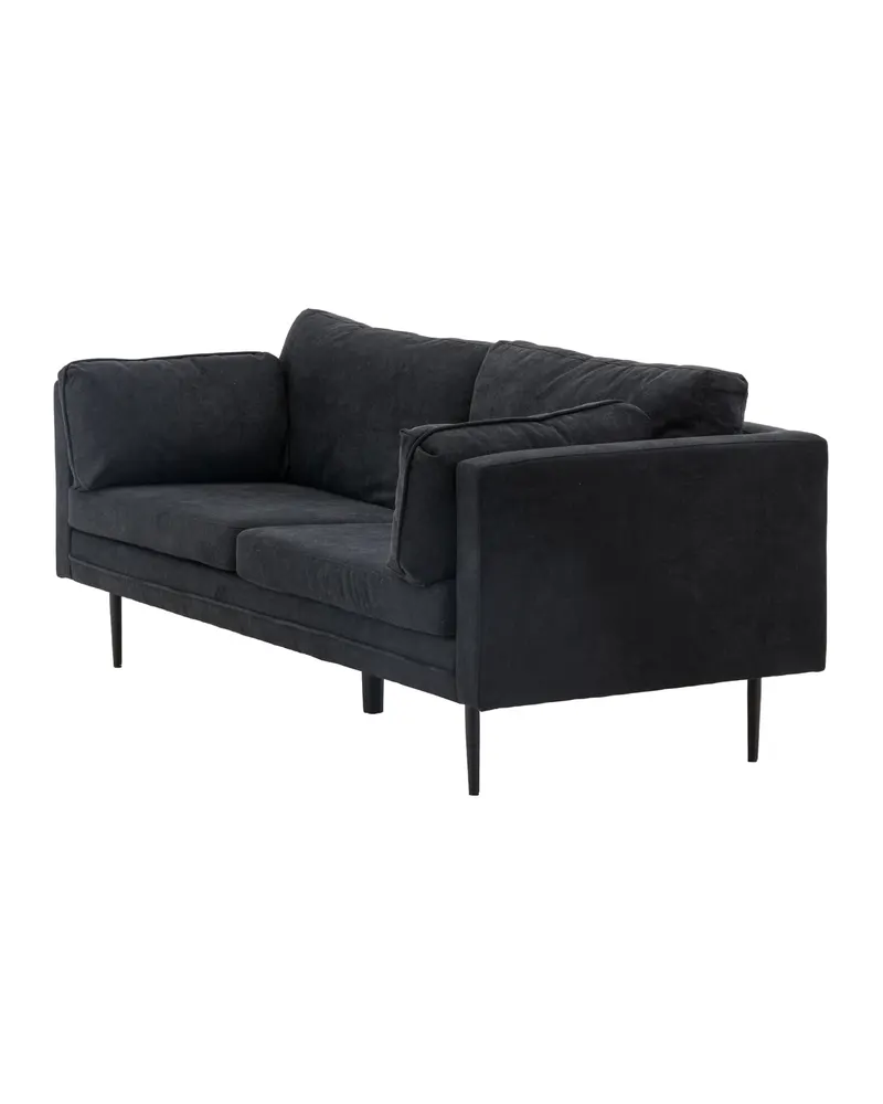 Boom Sofa mit Stahlbeinen in Schwarz, Polyester, Ansicht 7