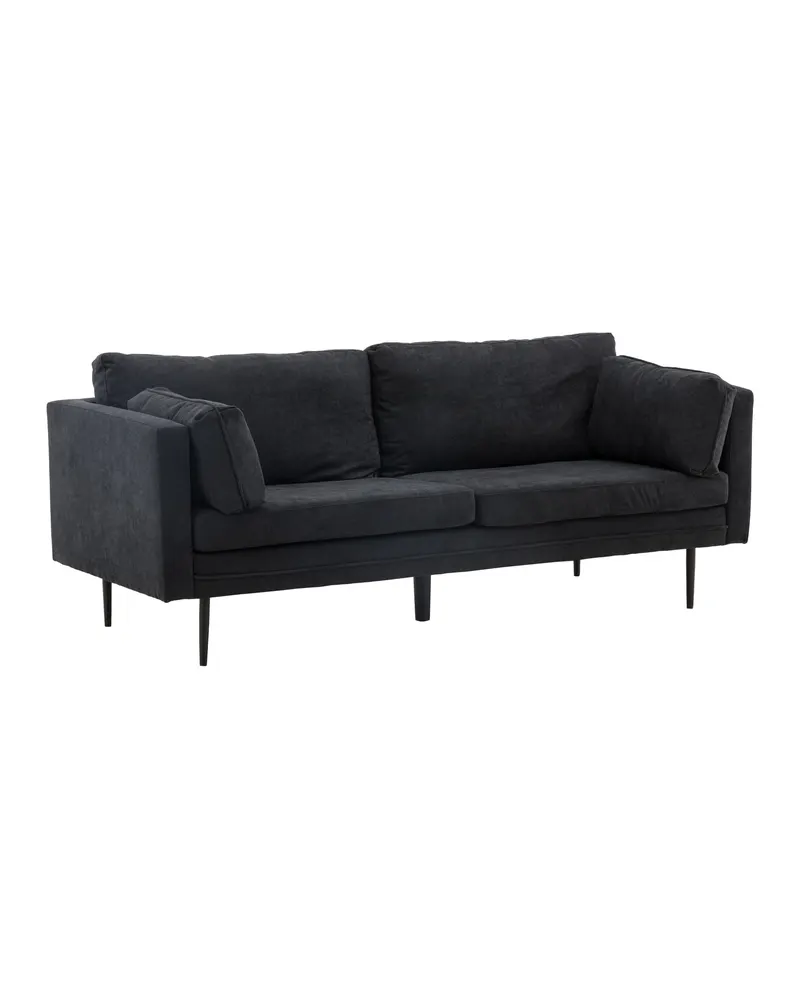 Boom Sofa mit Stahlbeinen in Schwarz, Polyester, Ansicht 2