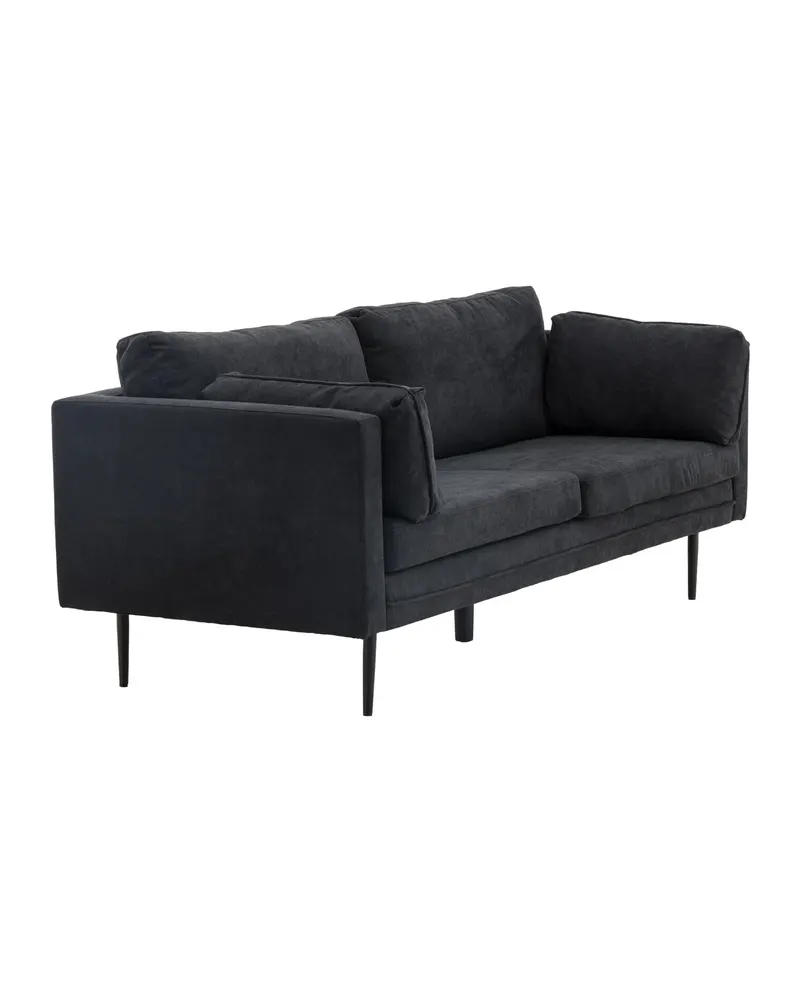 Boom Sofa mit Stahlbeinen in Schwarz, Polyester, Ansicht 3