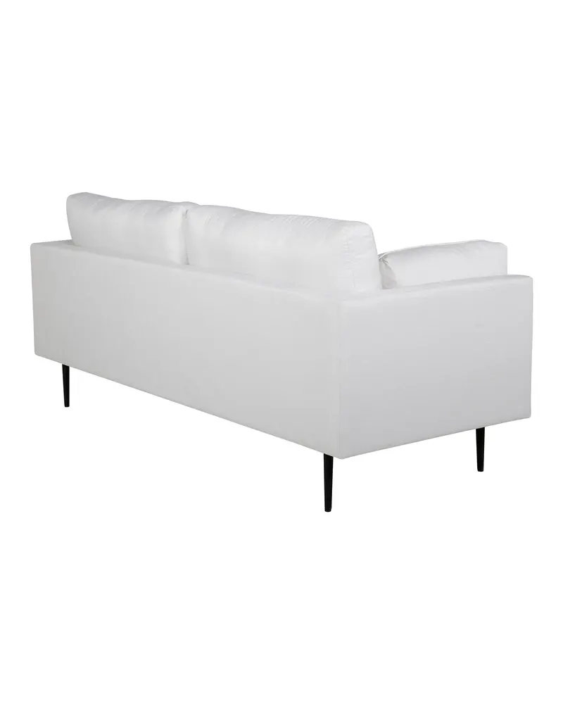 Boom Sofa mit Stahlbeinen in Hellbeige, Gestell Schwarz, Polyester, Ansicht 7