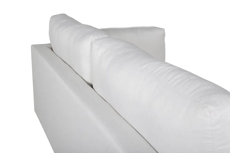Boom Sofa mit Stahlbeinen in Hellbeige, Gestell Schwarz, Polyester, Ansicht 9